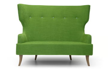 DONNA - Fabric small sofa high-back by Domingo Salotti - view 3